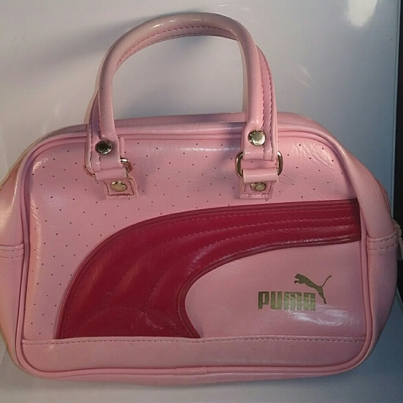 Pink Puma Retro BubbleGum Pink  Purse Handbag - Picture 3 of 7